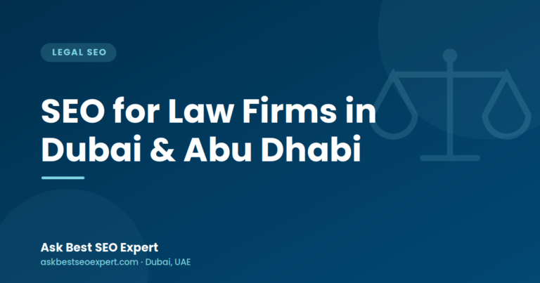 law firm SEO expert in dubai
