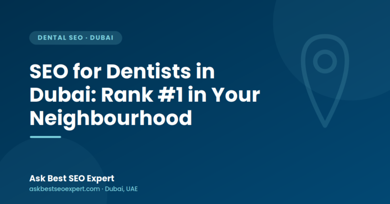 SEO Expert in dubai
