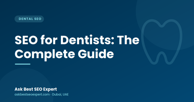 SEO service for dentists in uae